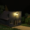 Evemodel 5pcs Model Railway 1:150 Outdoor Lamps Wall Lights N