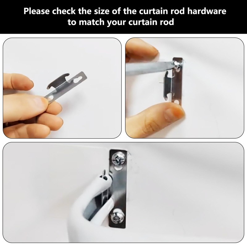 Curtain Rod Bracket Curtain Rod Hardware Brackets Curtain Rod Single