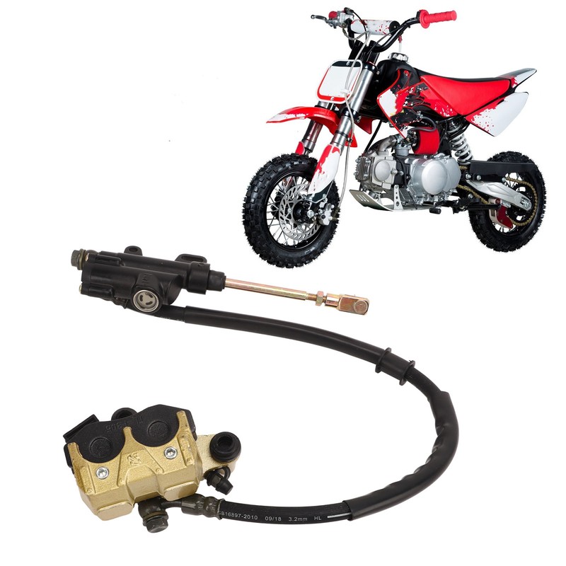 Hydraulic Rear Disc Brake Caliper System With Brake Pads Replacement