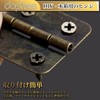 Dophee 19*16mm 平蝶番 丁番 ウェアヒンジ 木箱用のヒンジ アンティーク調 手芸 手作り パーツ