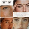 ZEPIQOR Pack of 6 Face Tattoos, Glitter Freckles Face Tattoo,