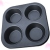 Yardwe Muffin Pan 4 Cup, 1PC Air Fryer Small Oven