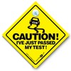 Caution I've Just Passed My test Car Sign, New Driver