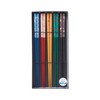 Ishida 61044-5 Chopsticks with Black Pasting Box, 5 Pairs, Antibacterial,