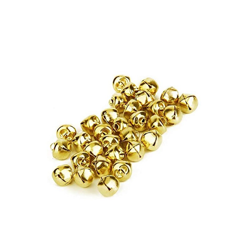 YIGO 50pcs 25mm(1 inch) Iron Loose Beads Small Jingle Bells