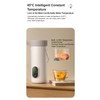 SASKATE Portable Electric Kettle Rechargeable Cordless Travel Kettle 350ML 10