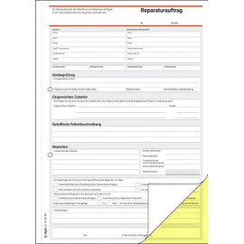 SIGEL SD140 Reparaturbuch A4-2x 20 Blatt - selbstdurchschreibend