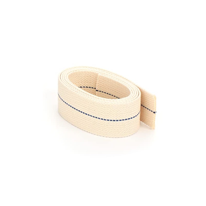 NKlaus 1 Metre Flat Wick 35 mm 100% Natural Cotton