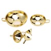 Stainless Steel Funnel Set, 3 Pieces Gold Oil Liquid Mini