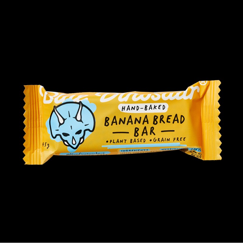 Blue Dinosaur Hand-baked Bar Banana Bread 45g 12 Pack