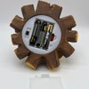 Ulalaza Small Cozy Fireplace Lantern Traditional Realistic Log Wood Burning