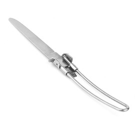 Folding Spoon Fork Knife Set Portable 3 in 1 Folding Dinner Flatware Utensils Stainless Steel Perfect for Camping Picnic Travel Hiking Backpacking