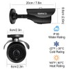 SANSCO 2MP CCTV Security Camera, All Metal Casing, Wired Analog