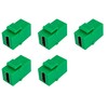 RiteAV HDMI Green Keystone Adapter Coupler Female to Female [5