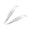 IWOWHERO 2pcs Professional Eyelid Treatment Tool Stainless Steel Tweezers Multifunctional