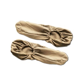 Piburth 1 Pair Car Front Seat Armrest Covers, Cloth Fabric Armrest Protectors, Direct Replacement Center Console Lid Armrest Cover Skin, Universal Accessories for Car, SUV, Truck and Van (Beige)