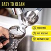 Stainless Steel Lemon Squeezer Press - No Seeds, Pro-Grade, Effortlessly