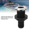 25mm Thru Hull Fitting Nylon Impact Resistance Leakproof Long Lasting