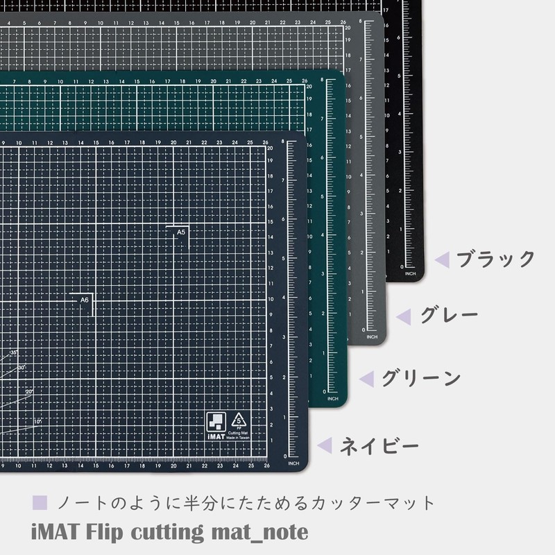 A4 Flip Cutting Mat, Notebook Type, TPE, A4 Folding Cutting