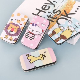 Portable Cute Animal Character Nail Clipper Set - Lion / 휴대용 귀여운 동물 캐릭터 손톱깎이 세트 - 사자
