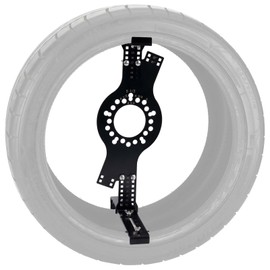 Atesilor Wheel Fitment Tool and Simulator, Offset Measuring Mockup Tool, Fits 14-22 Inch Rim Diameters and 7-17 Inch Widths, 5-Lug Bolt Pattern