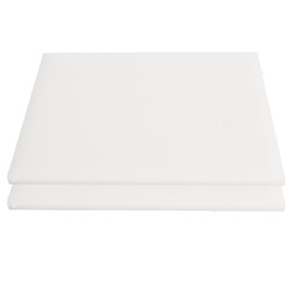 2pcs Leather Craft Punching Pad DIY Handcraft Cushioning Effect 5.9x7.9in Leather Cutting Board Leather Punch Mat White