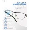 JOLISU 5PCS Reading Glasses Men - Blue Light Blocking Computer