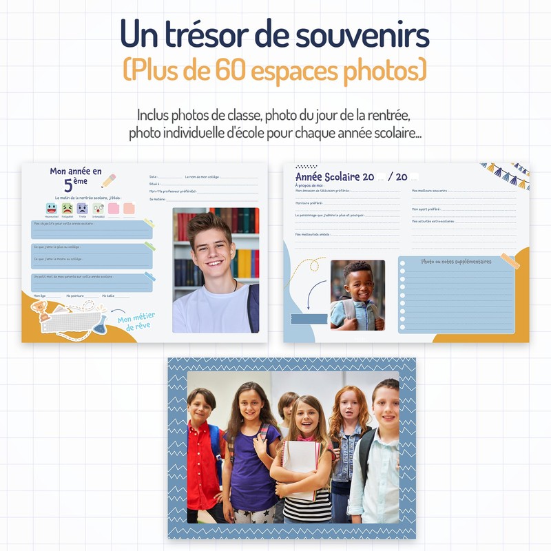 Classroom Photo Album and School Memories - Kindergarten, Elementary, Middle