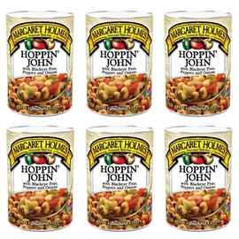 Margaret Holmes Hoppin' John with Blackeye Peas, Tomatoes, Onions & Jalapenos 14.5 Oz (Pack of 6)