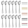 Evanda Tea Spoon, 12 x 14 cm, Stainless Steel Coffee