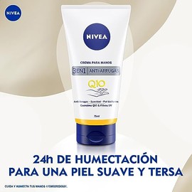 NIVEA Nivea Crema De Manos Anti-arrugas Q10 75ml, color, 75 ml, pack of/paquete de : Amazon.com.mx: Belleza