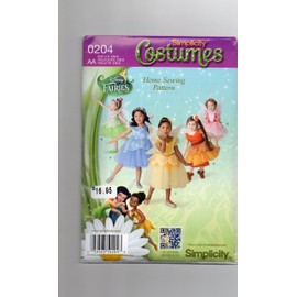 Simplicity 0204 AA Costumes size 1/2-3 ,, TODDLERS' and CHILD'S Costum