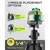Laser Level 3x360° Self Leveling, 3D Green Cross Line Laser