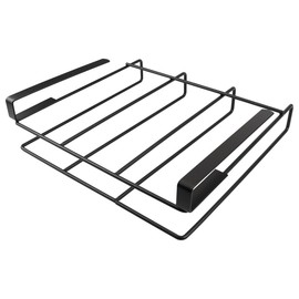 DOERDO Stainless Steel Hanging Chopping Board Rack Kitchen Organizer Metal Stand, Black, 10.4x9.8Inch