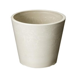 Richell Botany Round Pot, 14 Type, White, Stylish