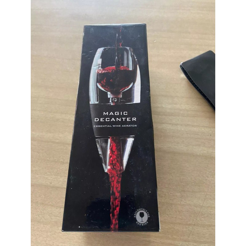 Magic Decanter Sediment Filter Red Wine Aerator Filter & Storage