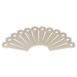 Pack of 24 Plastic Cutting Blades, Plastic Grass Trimmer Blades Replacement 4111-007-1001 for PolyCut