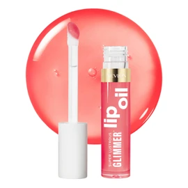 Lebron Super Lustrous Glimmer Lip Oil 0.1 fl oz (3.8 ml) 003 Grow Mom (Color Image: Orange Clear) Lip Oil Lip Color Moisturizing Glossy Poop