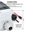 80A 2P Miniature Circuit Breaker IP65 Waterproof 1000VDC Disconnect Switch