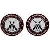 2x 2nd Amendment - America's Original Homeland Security Round Bumper
