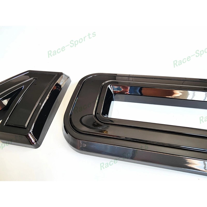 Auto GMC OVERLAY Rear Only Gloss Black GMC Emblem 2020+