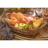 Seagrass Fruit Bread Basket Tray with Handles (Medium)