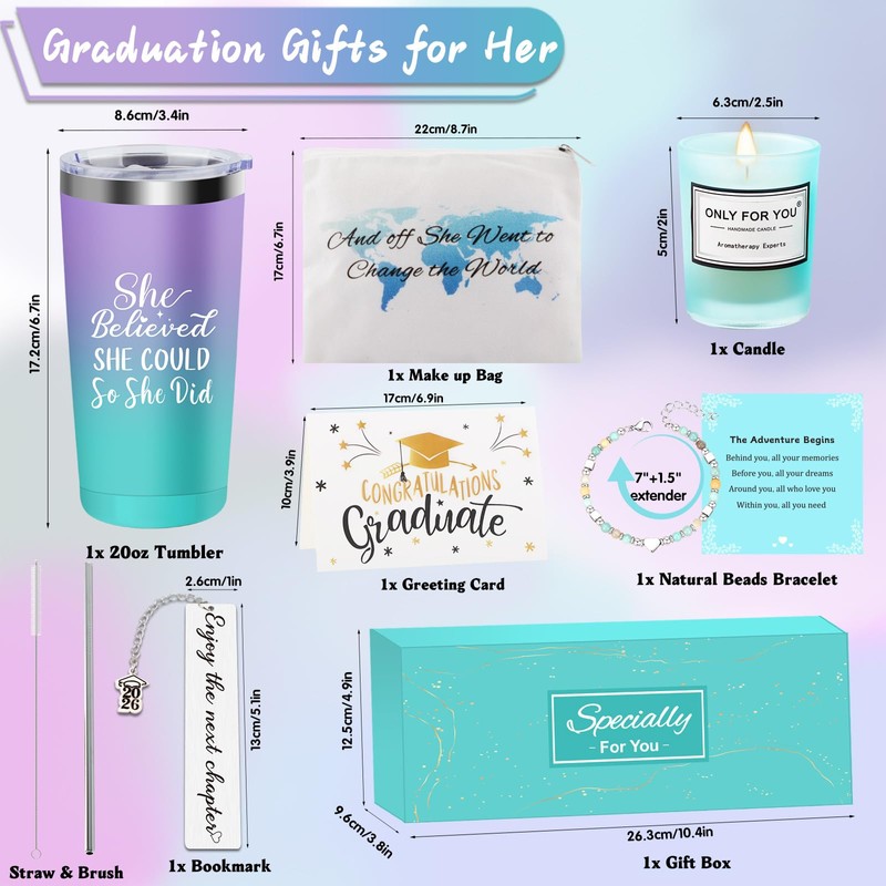 Graduation Gift for Her 2026 She Believed She Could Inspirational