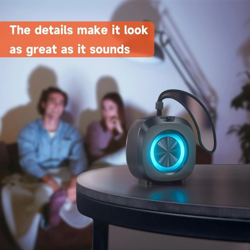 PEICHENG Small Portable Bluetooth Wireless IPX5 Waterproof Shower Speaker