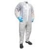 AES X-LG Disposable Coveralls Protective Cleaning Spraying Painting Hazmat Suit