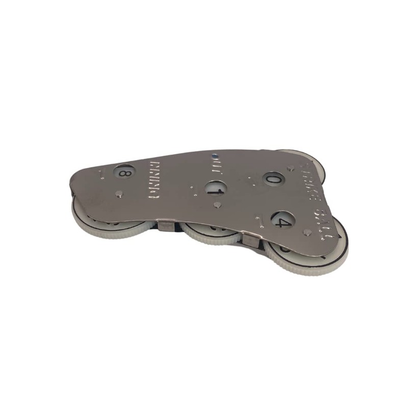 Markwort Stainless Steel 4-Dial Raised Letter Umpire Indicator, Silver