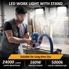 24000 Lumen LED Work Lights with Stand, Floodlight Work Light