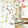 6.5 ft Flower Garlands Hanging Artificial Wildflower Wall Decor
