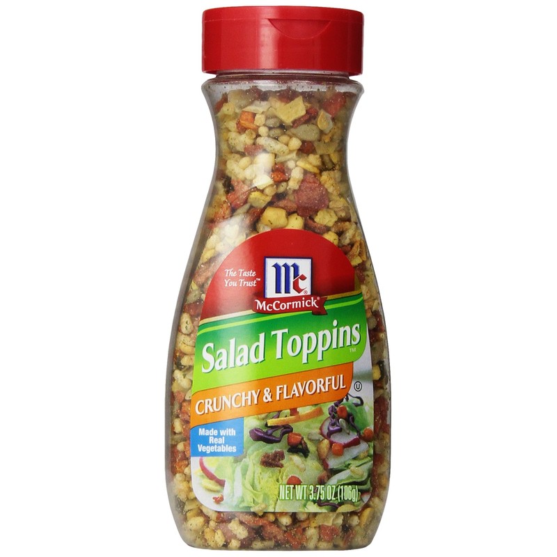 McCormick, Salad Toppins, Crunchy & Flavorful, 3.75oz Bottle (Pack of