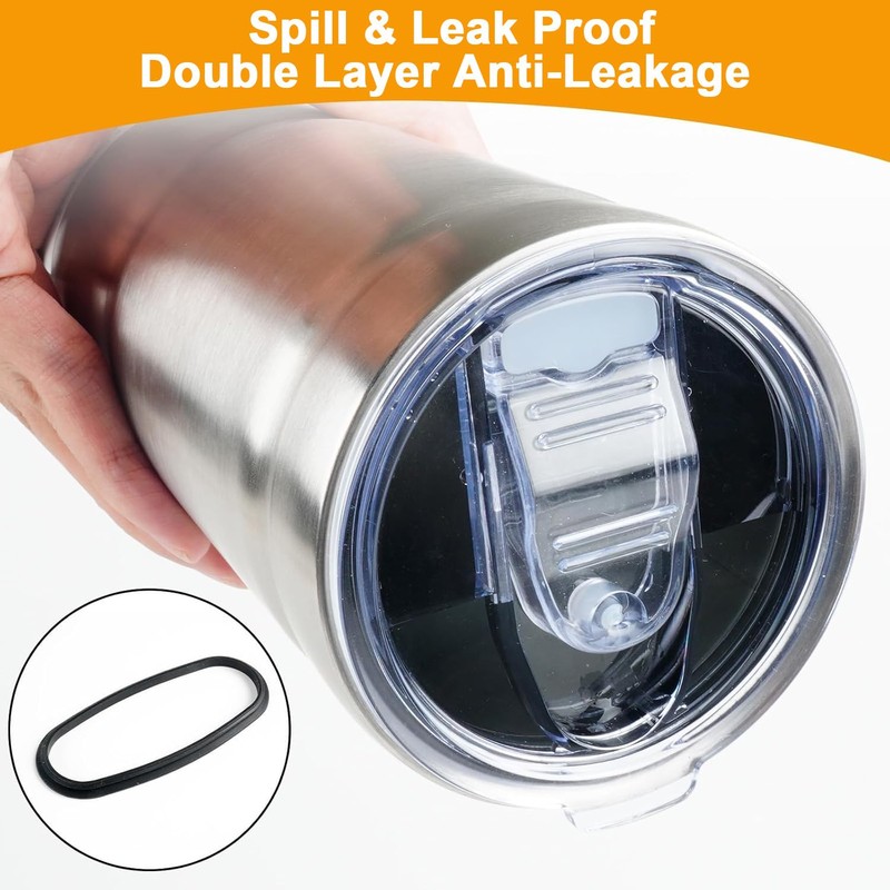 2Pack Replacement Lids Only Compatible with Bubba Envy S Tumbler,